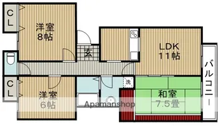 ラピュタ【2階】の間取り