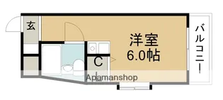 カームヒル箕面【4階】の間取り