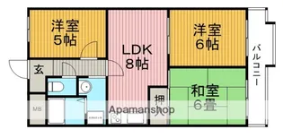メゾン幸風【2階】の間取り