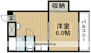 アライビル【3階】の間取り