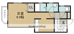 アイリーハイツ【2階】の間取り
