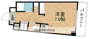 エレガンス住吉【1階】の間取り