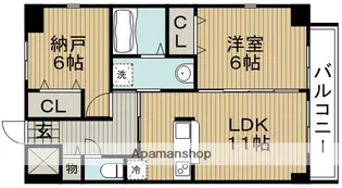スローハスコート【1階】の間取り