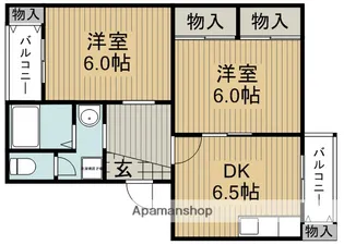 LACASA箕面【4階】の間取り