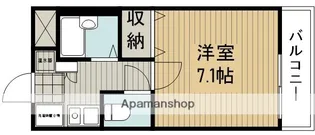 クリエート石橋【4階】の間取り