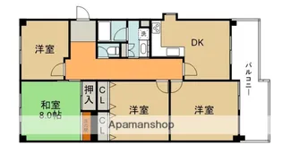 豊中野畑住宅4棟【11階】の間取り