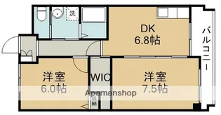 プランドール百楽荘【2階】の間取り