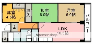 グリーンヒル池田【3階】の間取り