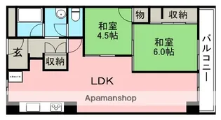 日商岩井池田マンション【4階】の間取り