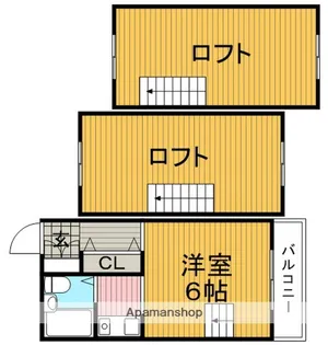 六甲石橋プラザ【5階】の間取り