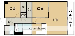 ロイヤルヒルズ待兼山【2階】の間取り