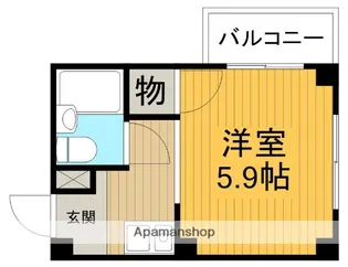 ライフステージ阪大前【4階】の間取り