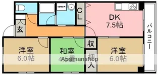 エステートハイム【3階】の間取り