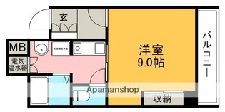 アスティオン城南【4階】の間取り