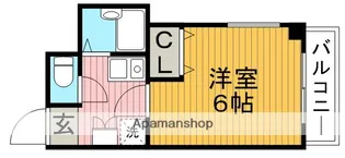 清風荘メゾンブライト【201号室】の間取り