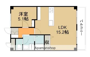 ライオンズマンション豊中蛍池【6階】の間取り