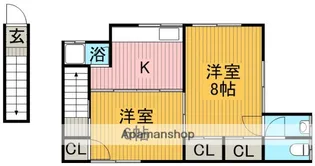 MOTOIKEコーポ【1階】の間取り