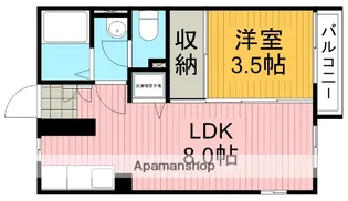 ハイツ刀根山【2階】の間取り
