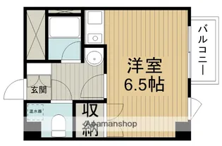 ジュネスナカイⅡ【3階】の間取り