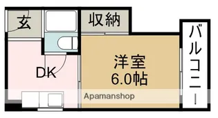 フェリシエ池田【3階】の間取り