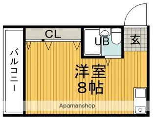 サニーコート石橋【2階】の間取り