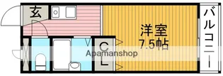 サンライズ箕面【1階】の間取り