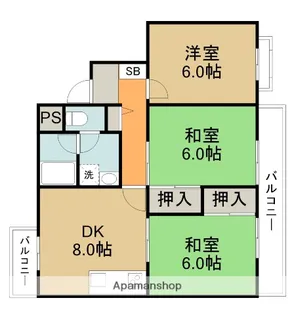 ピアチェーレ【2階】の間取り