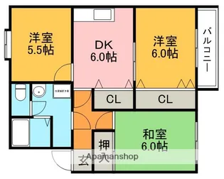渋谷レジデンスⅠ【2階】の間取り