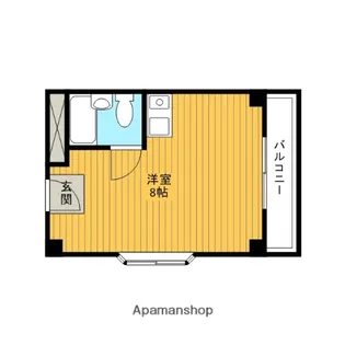 グローバル槻木【2階】の間取り
