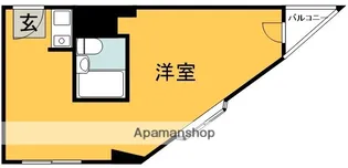 グローバル槻木【2階】の間取り