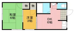 サンヴェルデ石橋【2階】の間取り