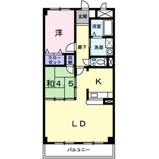 ラ・アクール【3階】の間取り