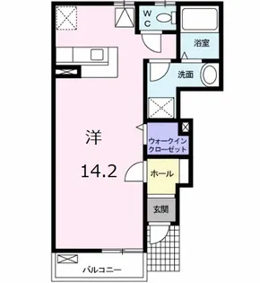 アルカンシエル【1階】の間取り