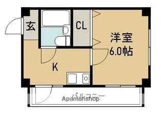 サンライズウエムラ【2階】の間取り