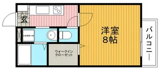 ラーク天神【203号室号室】の間取り