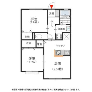 サンマルコ川西【205号室号室】の間取り