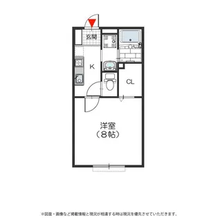 ハイツ・サンビエラ【103号室号室】の間取り
