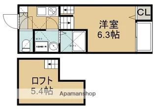 IMPERIAL RESIDENCE八王寺【2階】の間取り
