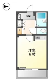クローバーハイツ【205号室】の間取り
