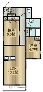 シャーメゾンFIORE【1階】の間取り