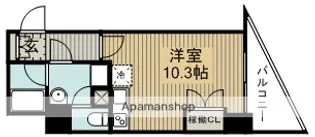 EZA蛍池【4階】の間取り