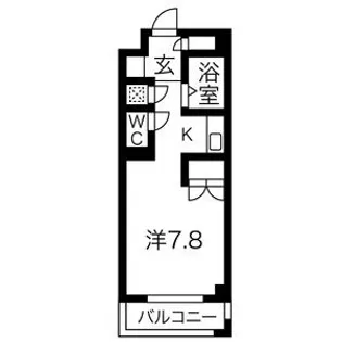 シャルム藤芳【101号室】の間取り