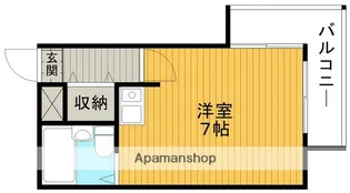 T・S石橋【3階】の間取り