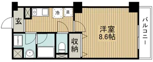 コーラルパレス【1階】の間取り