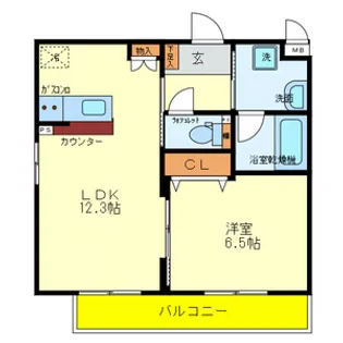 CENTRO PAESE (セントロ パエーゼ)【2階】の間取り