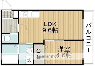 MAISON DE RAFFINEⅠ【3階】の間取り