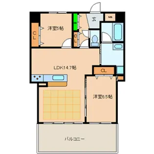 C&Cローズガーデン【2階】の間取り