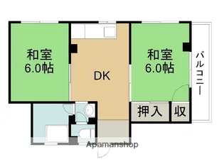 日光マンション【3階】の間取り