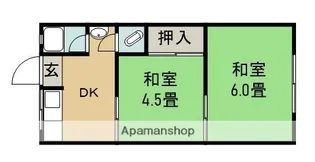 北村荘【2階】の間取り