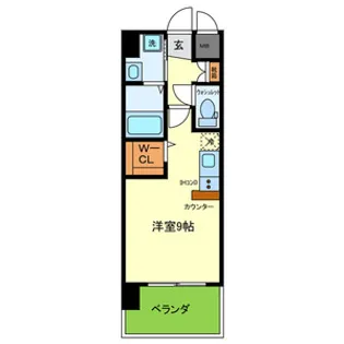 ONLYONE川西中央Ⅰ【9階】の間取り